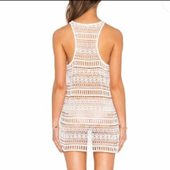 Tavik Crochet Cover-up Tank Dress Size L - Picture 4 of 8